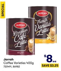Jarrah - Coffee Varieties 400g offers at $8 in BIG W