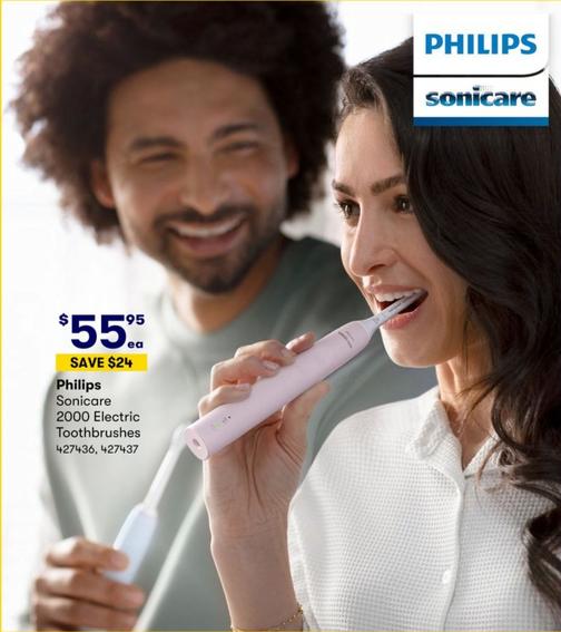 Philips - Sonicare 2000 Electric Toothbrushes offers at $55 in BIG W