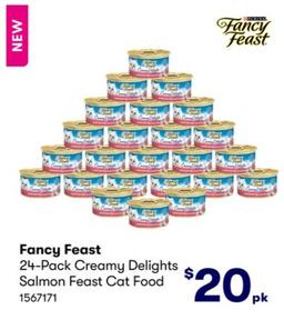 Fancy Feast - 24-Pack Creamy Delights Salmon Feast Cat Food offers at $20 in BIG W