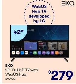 Eko -  42" Full HD TV With WebOS Hub offers at $279 in BIG W