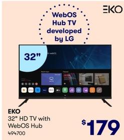 Eko - 32" HD TV With WebOS Hub offers at $179 in BIG W