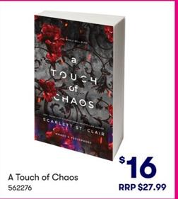 A Touch Of Chaos  offers at $16 in BIG W