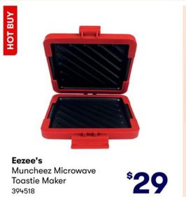 Eezee's - Muncheez Microwave Toastie Maker offers at $29 in BIG W