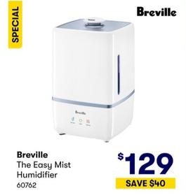 Breville - The Easy Mist Humidifier offers at $129 in BIG W