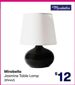 Mirabella - Jasmine Table Lamp offers at $12 in BIG W