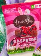 Darrell Lea - Chocolate Raspberry Hunting Eggs 110g offers at $4.5 in The Reject Shop