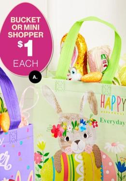 Mini Easter Shopper/Hunt Bag offers at $1 in The Reject Shop