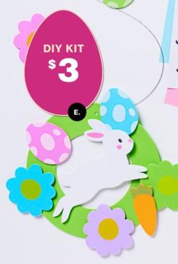 DIY Hanging Rabbit Ornament Kit  offers at $3 in The Reject Shop