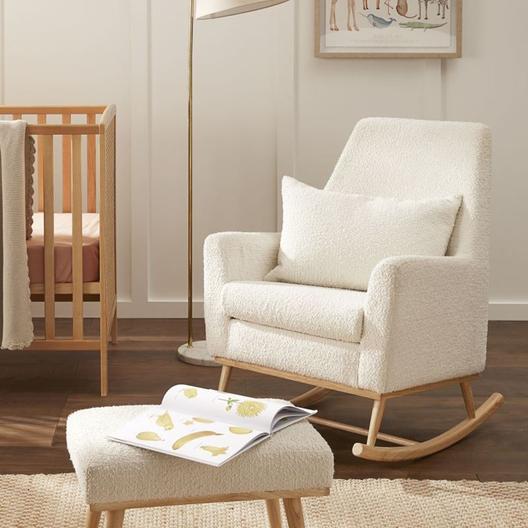 Boucle White Rocking Chair offers at $489.99 in Adairs
