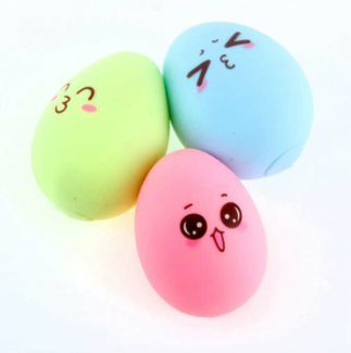 Funny Faces Squishy Egg Ball offers at $1.5 in Dollars and Sense