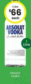 Absolut - Vodka offers at $66 in The Bottle-O