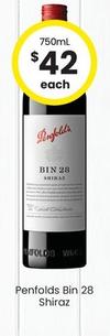 Penfolds - Bin 28 Shiraz offers at $42 in The Bottle-O