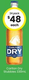 Carlton - Dry Stubbies 330ml offers at $52 in The Bottle-O