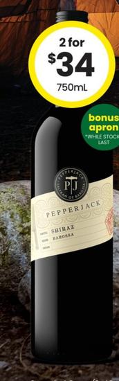 Pepperjack - Range (excl Midstrength) offers at $34 in The Bottle-O