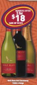 Wolf Blass - Red Chardonnay 750ml & Range offers at $18 in Liquor Legends