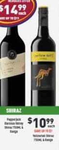 Yellow Tail - Shiraz 750ml Range offers at $10.99 in Liquor Legends