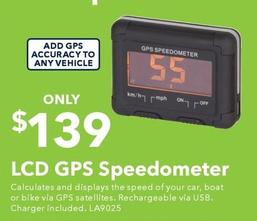 LCD GPS Speedometer offers at $139 in Jaycar Electronics