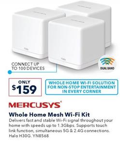 Mercusys - Whole Home Mesh Wi-Fi Kit offers at $159 in Jaycar Electronics