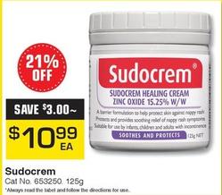 Sudocrem - Cat No. 653250, 125g offers at $10.99 in Pharmacy Direct