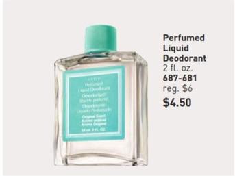 Deodorant offers at $4.5 in Avon