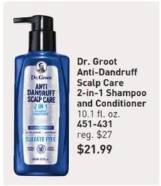 Shampoo offers at $21.99 in Avon