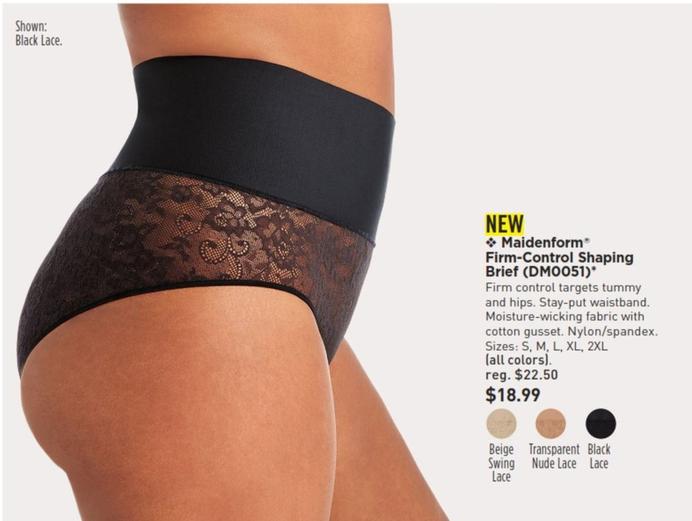 Maidenform - Firm-control Shaping Brief offers at $18.99 in Avon
