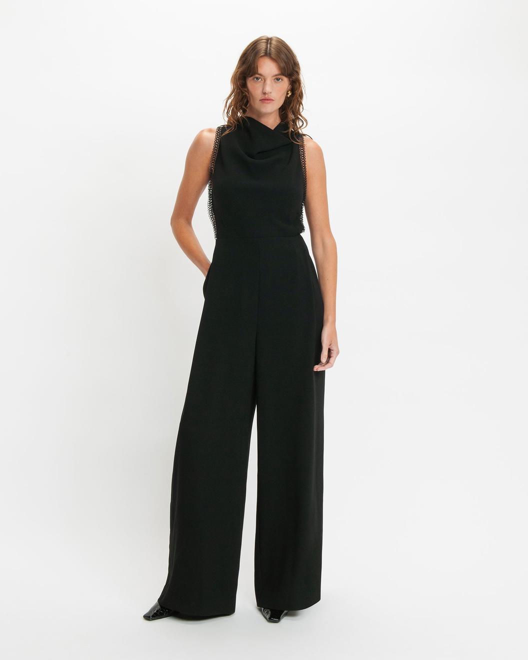 Chain Detail Jumpsuit offers at $205.94 in Cue