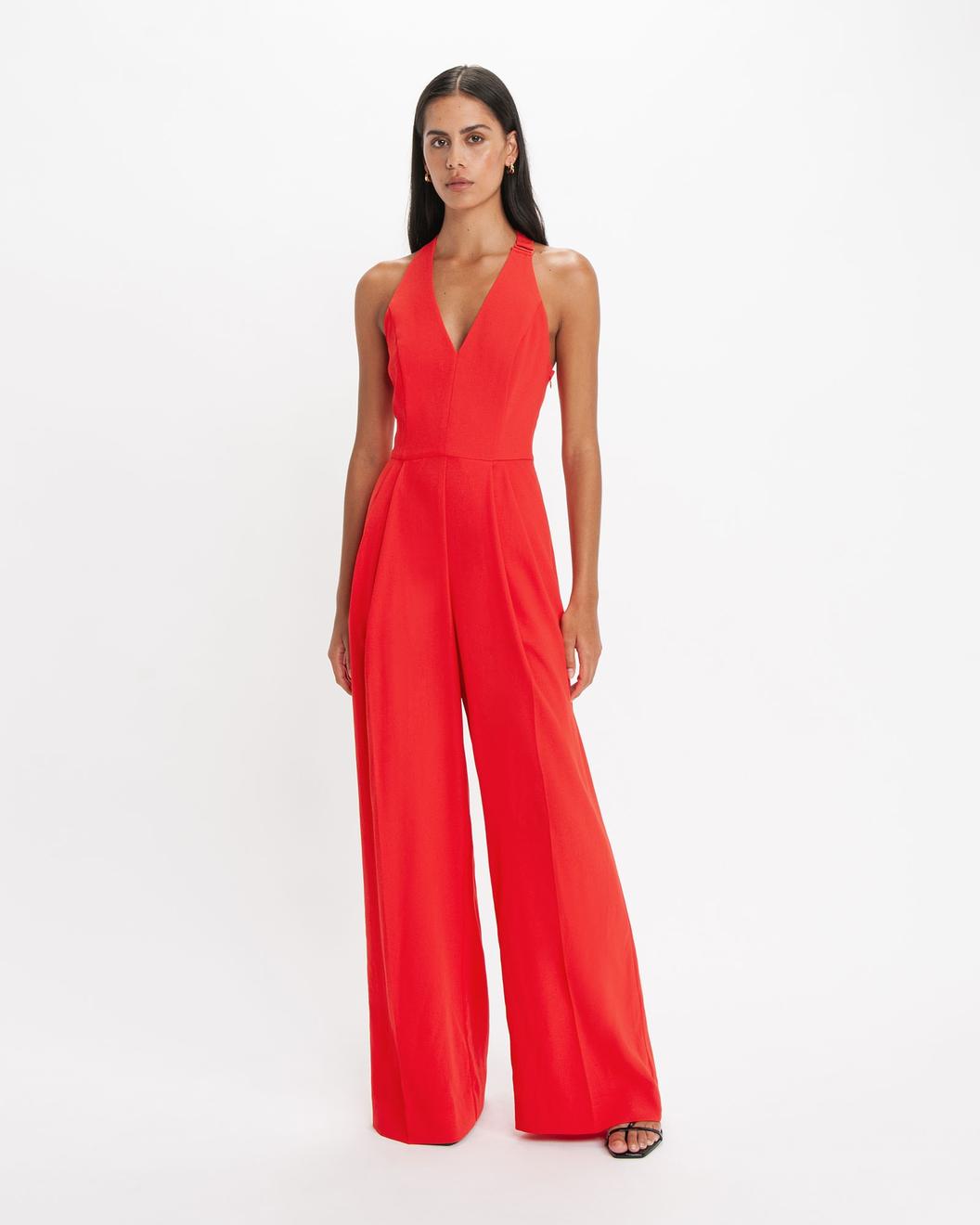 Twist Back Jumpsuit offers at $131.6 in Cue
