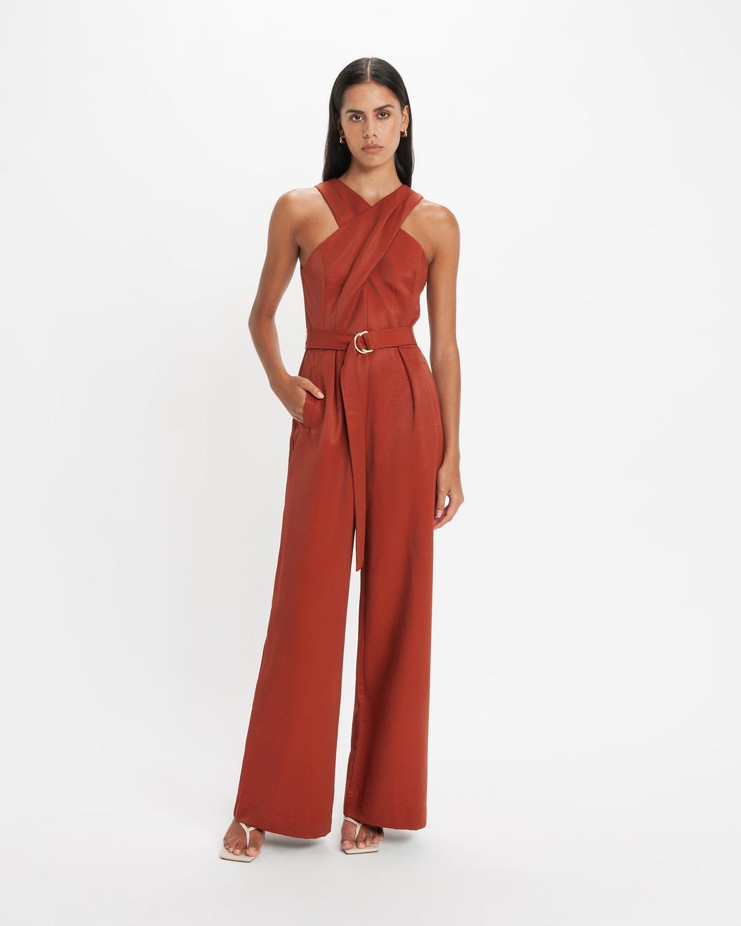 Wrap Jumpsuit offers at $147.79 in Cue