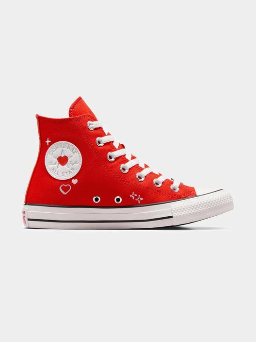 Womens Chuck Taylor All Star Y2K Heart High Top Sneakers in Fever Dream & Vintage White offers at $98 in Glue Store