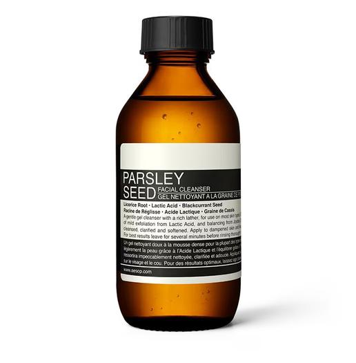 Parsley Seed Facial Cleanser offers at $49 in Aesop