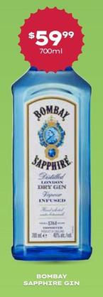 Bombay Sapphire - Gin offers at $56.99 in Thirsty Camel