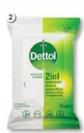 Dettol - 2 in 1 Antibacterial Wipes 15 Pack offers at $1 in Good Price Pharmacy