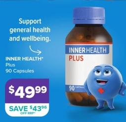 Inner Health - Plus 90 Capsules offers at $49.99 in Malouf Pharmacies