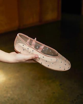 KATIE DIAMANTE MESH BALLET FLATS offers at $83.99 in Betts
