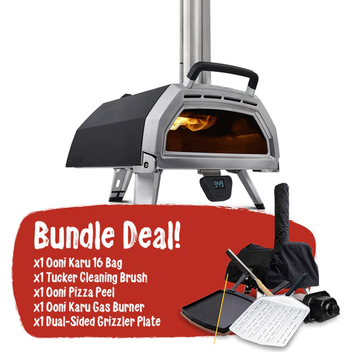 Ooni Karu 16" | Portable Wood and Charcoal Fired Outdoor Pizza Oven - Pro Bundle offers in Joe's Barbeques & Heating