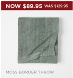 Moss Border Throw offers at $89.95 in Bed Bath N' Table