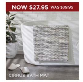 Cirrus - Bath Mat offers at $27.95 in Bed Bath N' Table