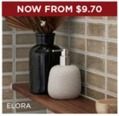Elora - Bathroom Accessories offers at $9.7 in Bed Bath N' Table