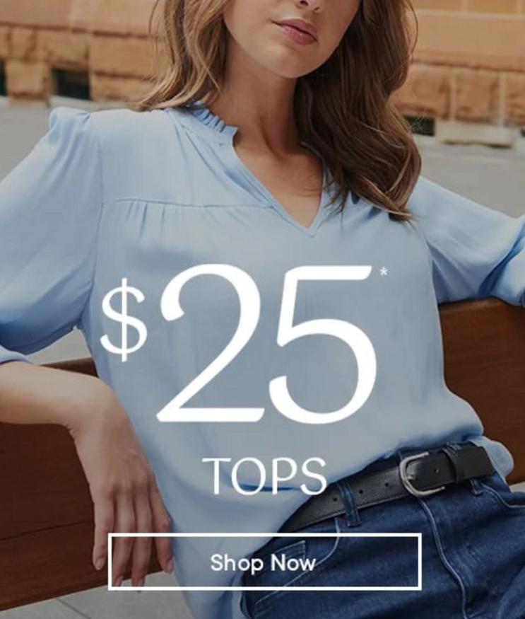 Tops Shop Now offers at $25 in Katies
