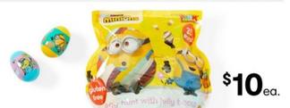 Park Avenue - Minions Egg Hunt Bag with Jelly Beans 125g offers at $10 in Kmart
