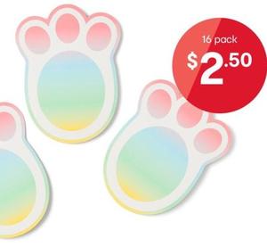 16 Piece Easter Bunny Footprints offers at $2.5 in Kmart