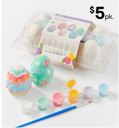 13 Piece Paint Your Own Easter Eggs Kit offers at $5 in Kmart