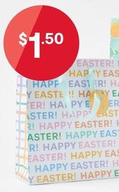 Happy Easter Gift Bag - Large offers at $1.5 in Kmart