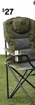 Quad Padded Camp Chair offers at $27 in Kmart
