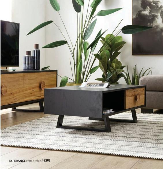 Esperance Coffee Table offers at $399 in Focus On Furniture
