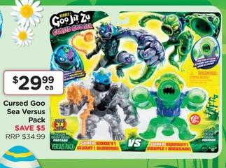 Heroes Of Goo Jit Zu - Cursed Goo Sea Versus Pack offers at $29.99 in Toyworld