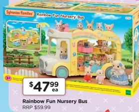 Sylvanian Families - Rainbow Fun Nursery Bus offers at $47.99 in Toyworld