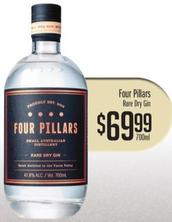 Four Pillars Rare Dry Gin  offers at $69.99 in Liquor Barons
