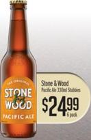 Stone & Wood Pacific Ale offers at $24.99 in Liquor Barons